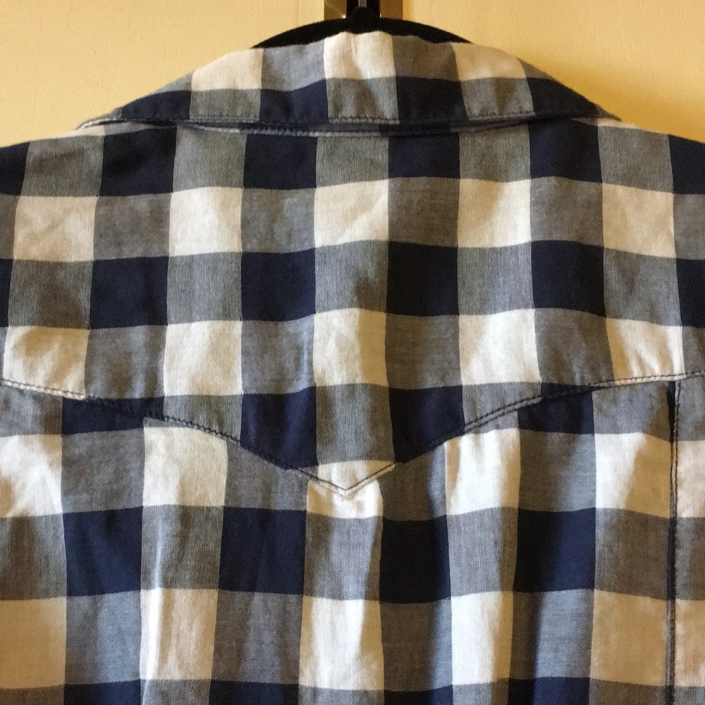 Levis Plaid Button Down - image 8
